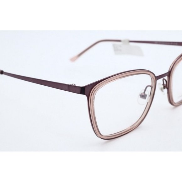 Pro-Design Denmark 3184 c.4212 Light Rose Square Eyeglasses Clear Lenses 50mm - Picture 3 of 6